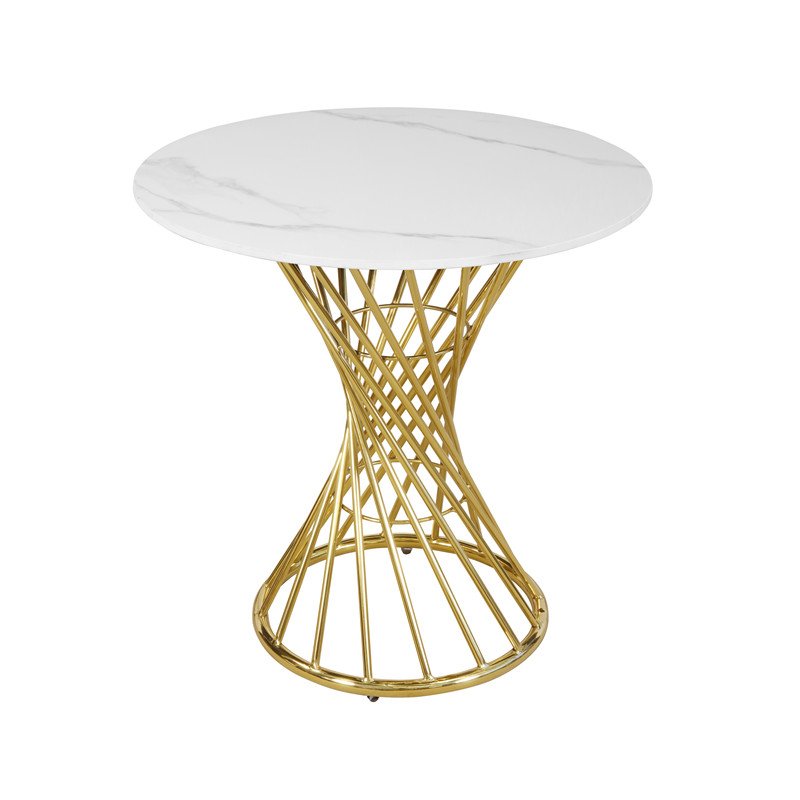 Cordless Restaurant Table Lamp Black and Gold Marble Contemporary Home Furniture Glass Dining Table Modern Kitchen Table 50pcs