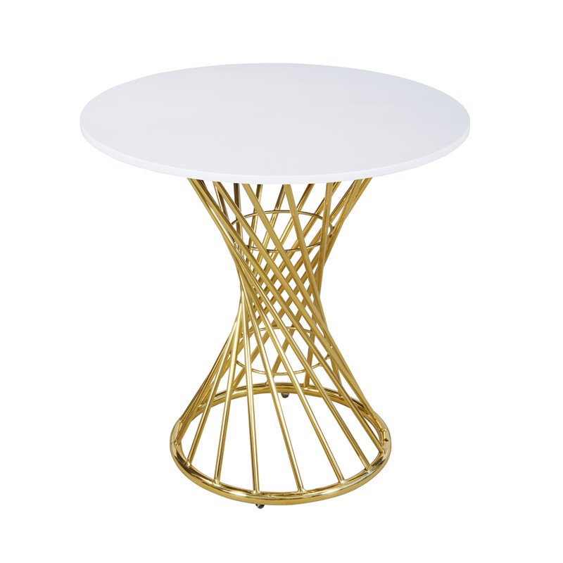 Cordless Restaurant Table Lamp Black and Gold Marble Contemporary Home Furniture Glass Dining Table Modern Kitchen Table 50pcs