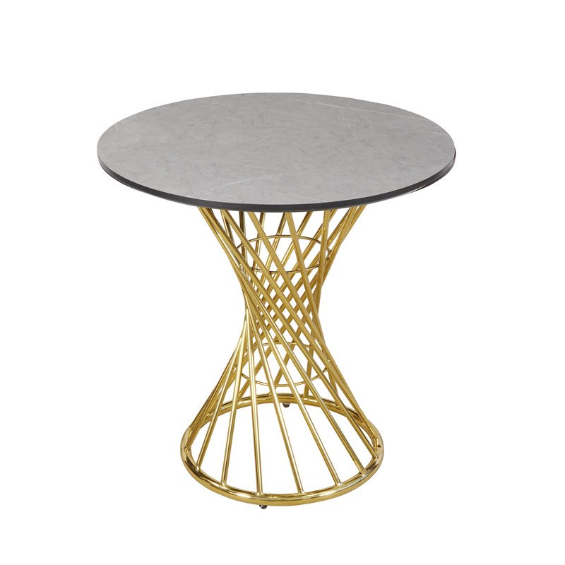 Cordless Restaurant Table Lamp Black and Gold Marble Contemporary Home Furniture Glass Dining Table Modern Kitchen Table 50pcs