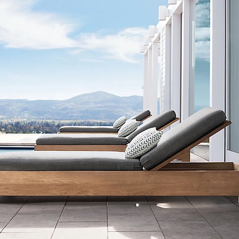 Unique features sectional garden patio teak furniture sets outdoor wooden sofa