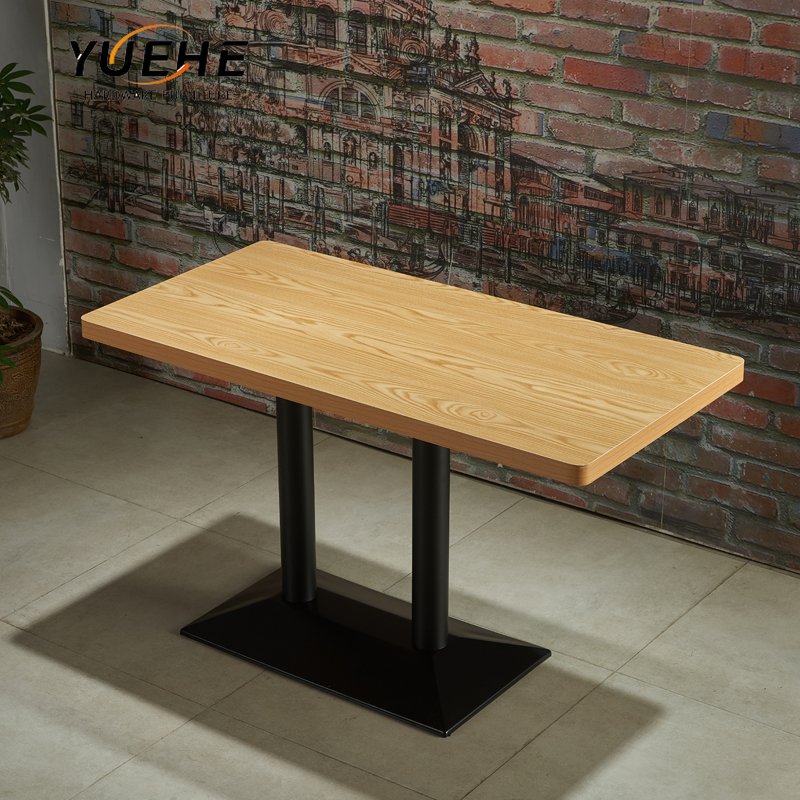 Dining table booth chair set buffet restaurant cafe tea shop Western-style wall love seat sofa home reddish brown furniture