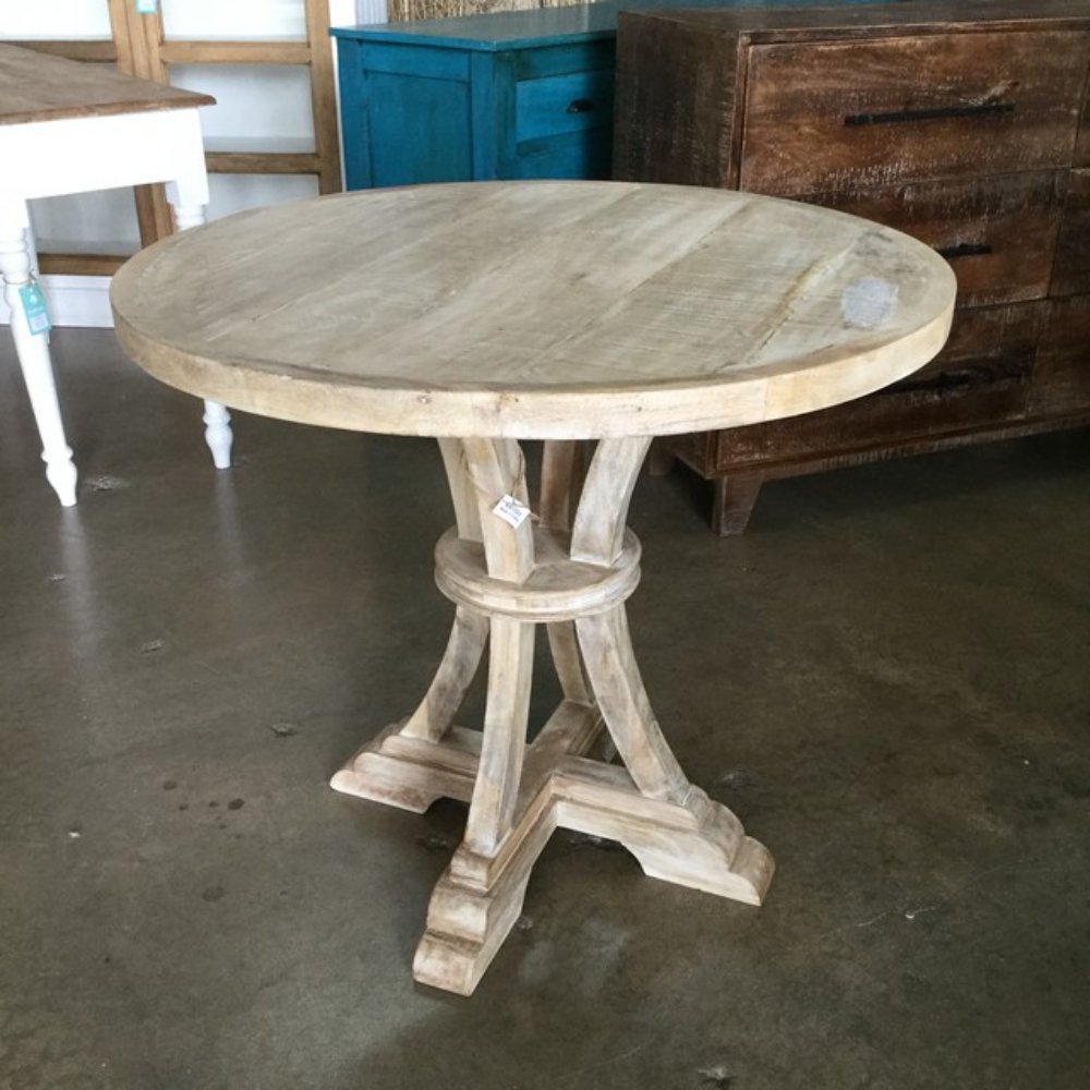 2024 Round Dining Table with Wooden Crafts Legs Dining Room Living Room Restaurant Furniture for Outdoor Mall Use