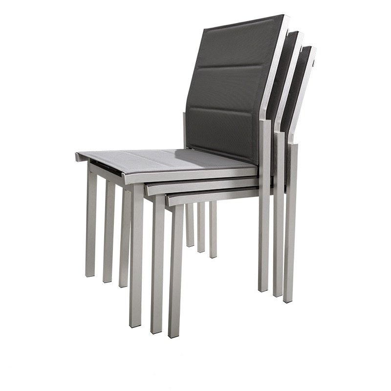 Factory Direct Sale Outdoor Furniture Brushed Aluminum WPC wooden 10 Seater Extensable Dining Table And Dining Chair Garden Set