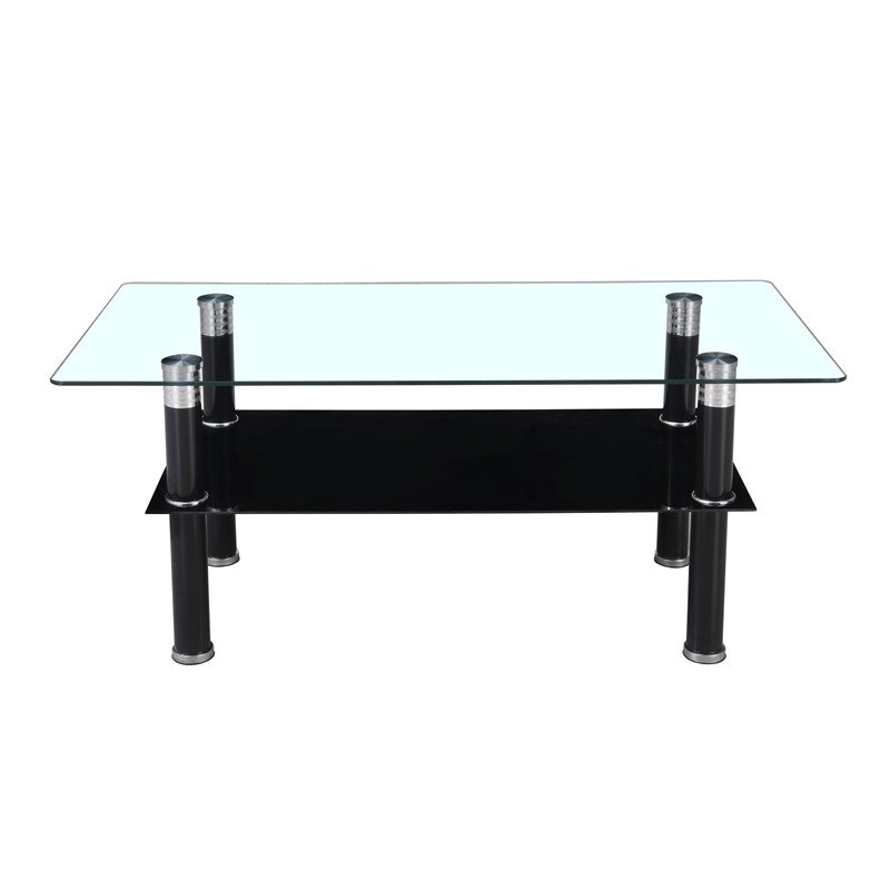 Side Coffee Table Living Room Coffee Table Design Clear Tempered Glass Modern High End Simple Home Furniture Dining Table 50pcs