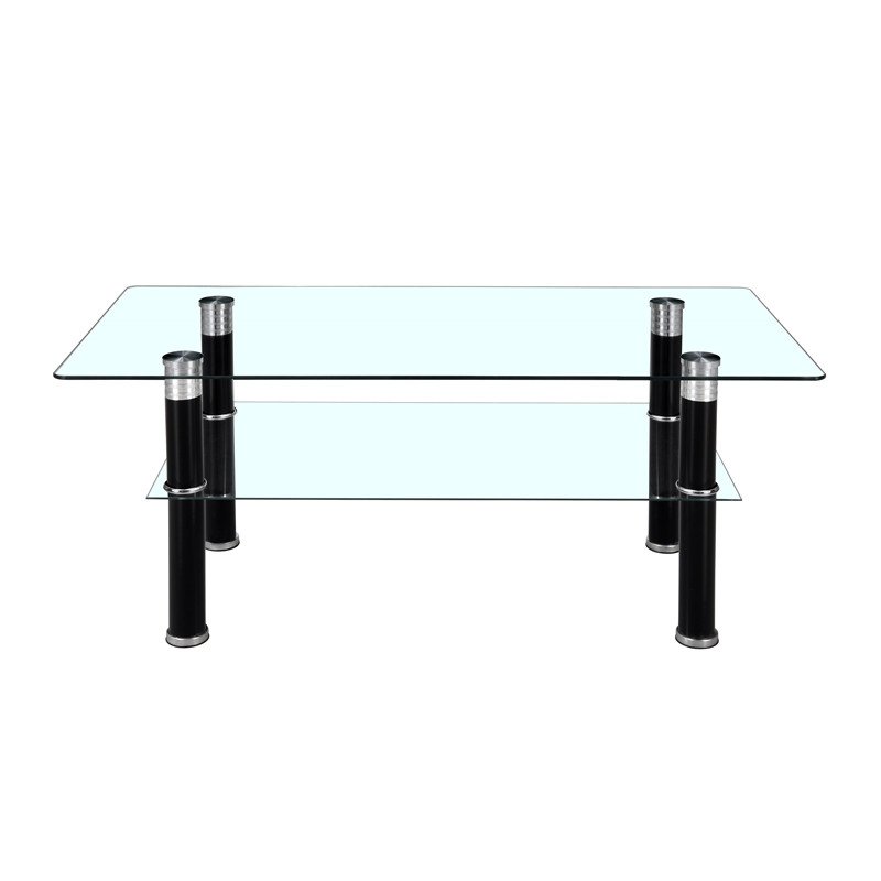 Side Coffee Table Living Room Coffee Table Design Clear Tempered Glass Modern High End Simple Home Furniture Dining Table 50pcs