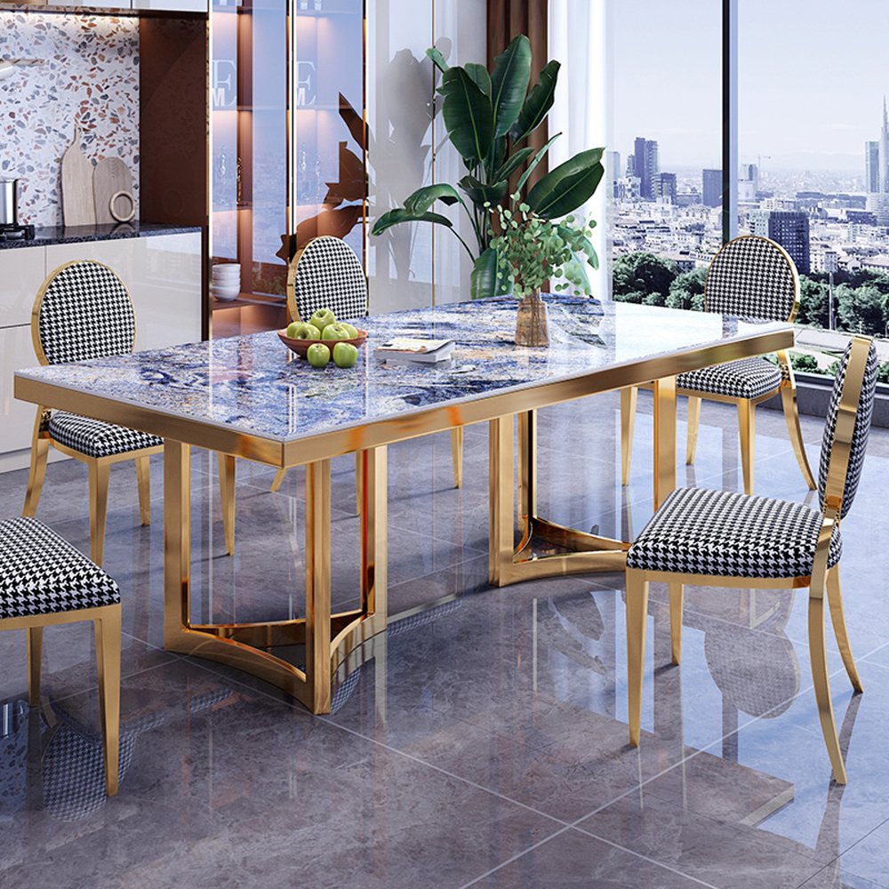 Luxury other commercial furniture turkish restaurant dining table and chairs marble dining table dining table set