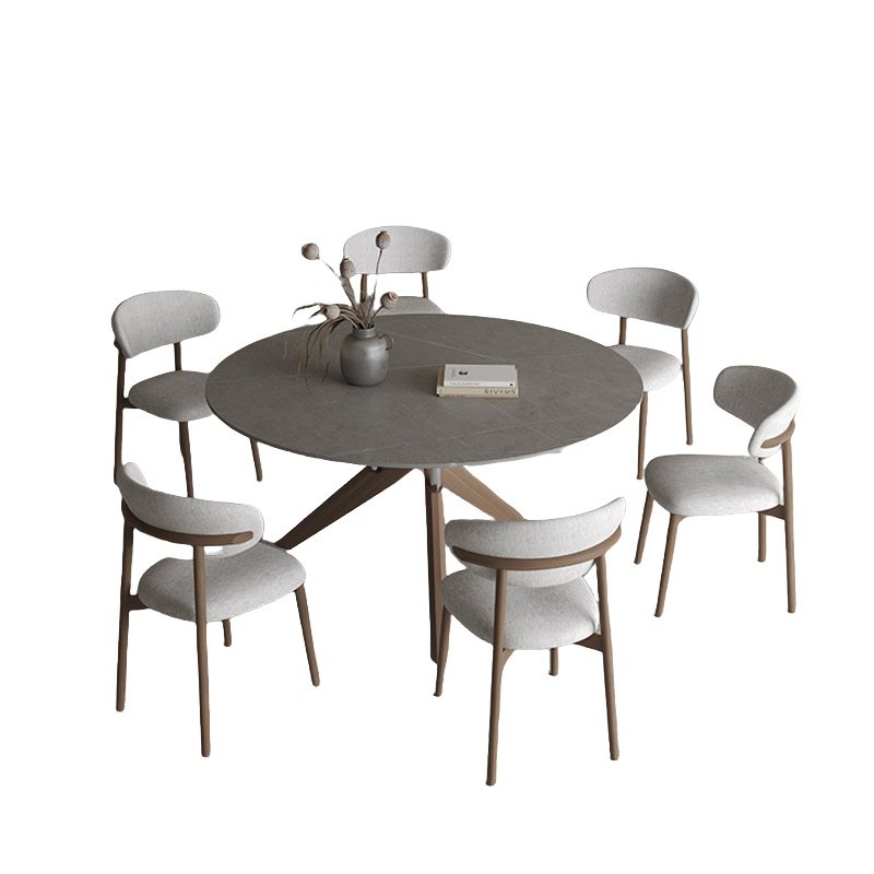 Modern Luxury Ergonomic Rectangular Solid Wood Dining Table Set For Home Entry Bedroom Bathroom Home Bar-Furniture Warehouse
