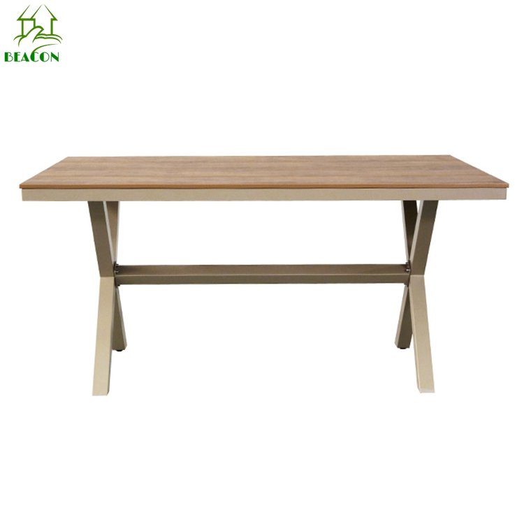Foshan outdoor furniture fast food restaurant garden dinning room table and chairs set luxury