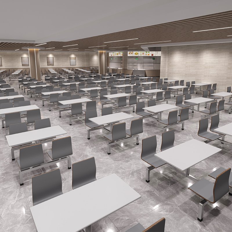 modern popular cheap wholesale factory price school canteen dining table student eating table and chairs