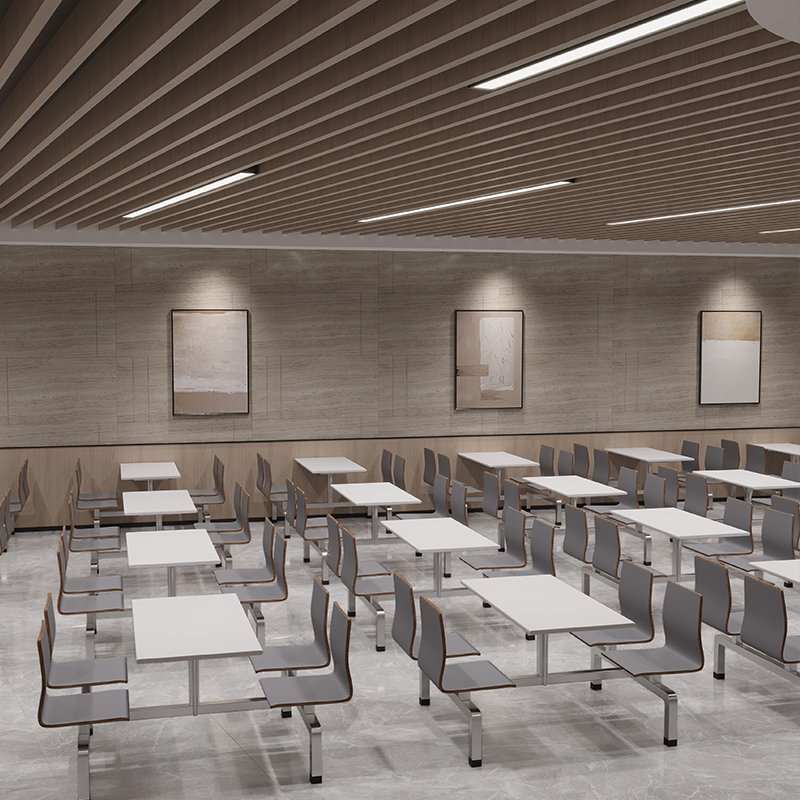 modern popular cheap wholesale factory price school canteen dining table student eating table and chairs