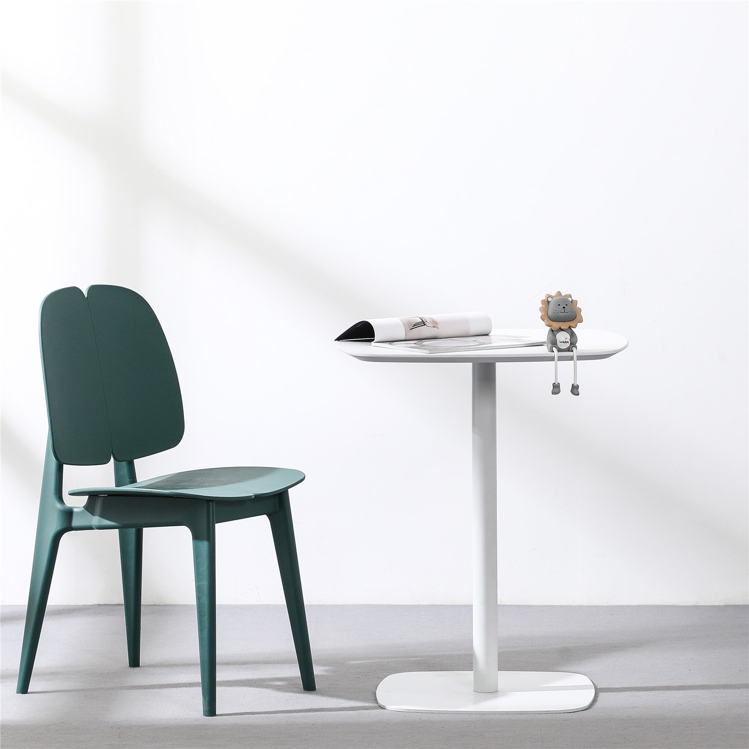 Modern Dinning Room Furniture Wooden MDF Top 60 Square Small Dining Table for kitchen apartment