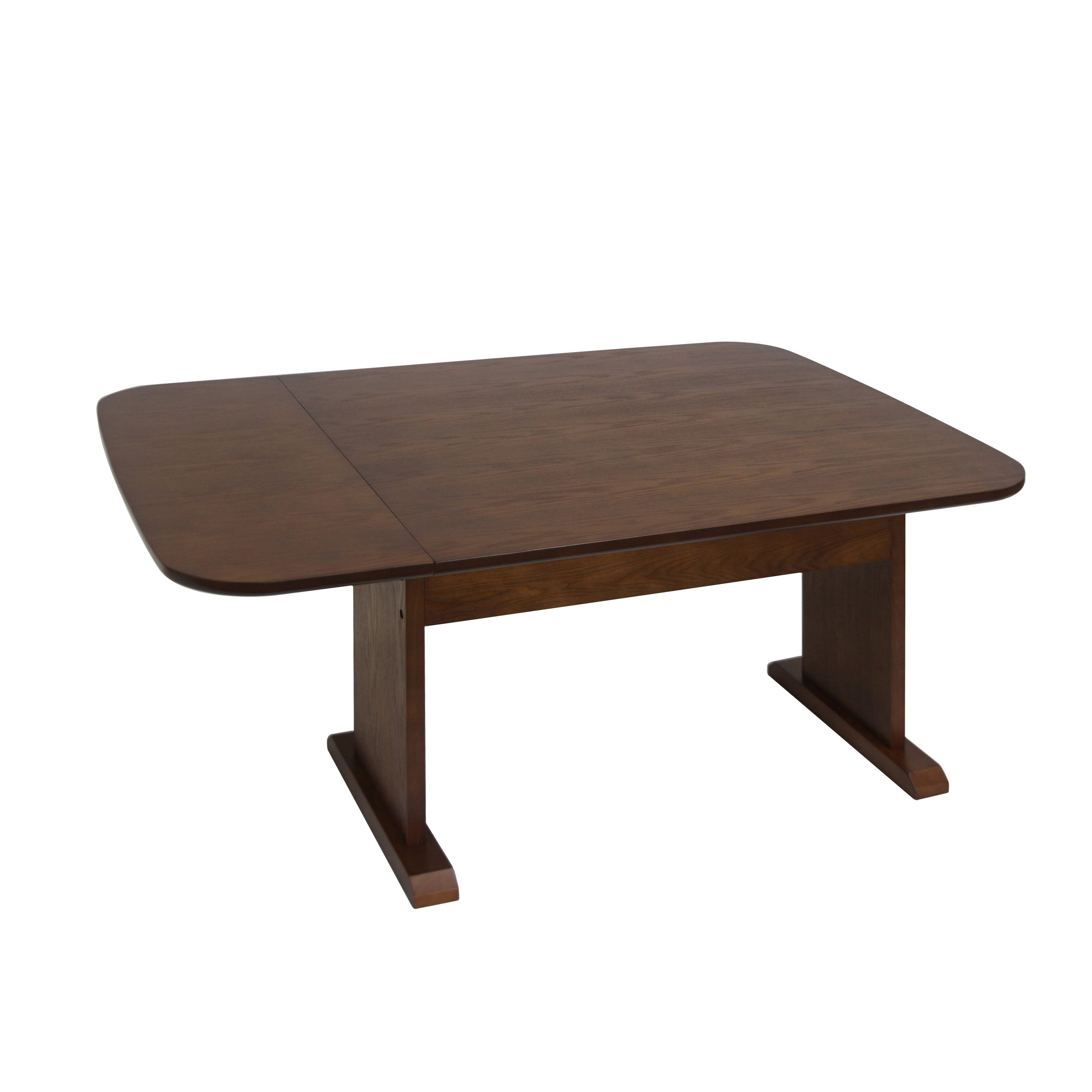 Modern Folding Dining Table with Oak Wood Veneer and Painting for Dining Room nightstand