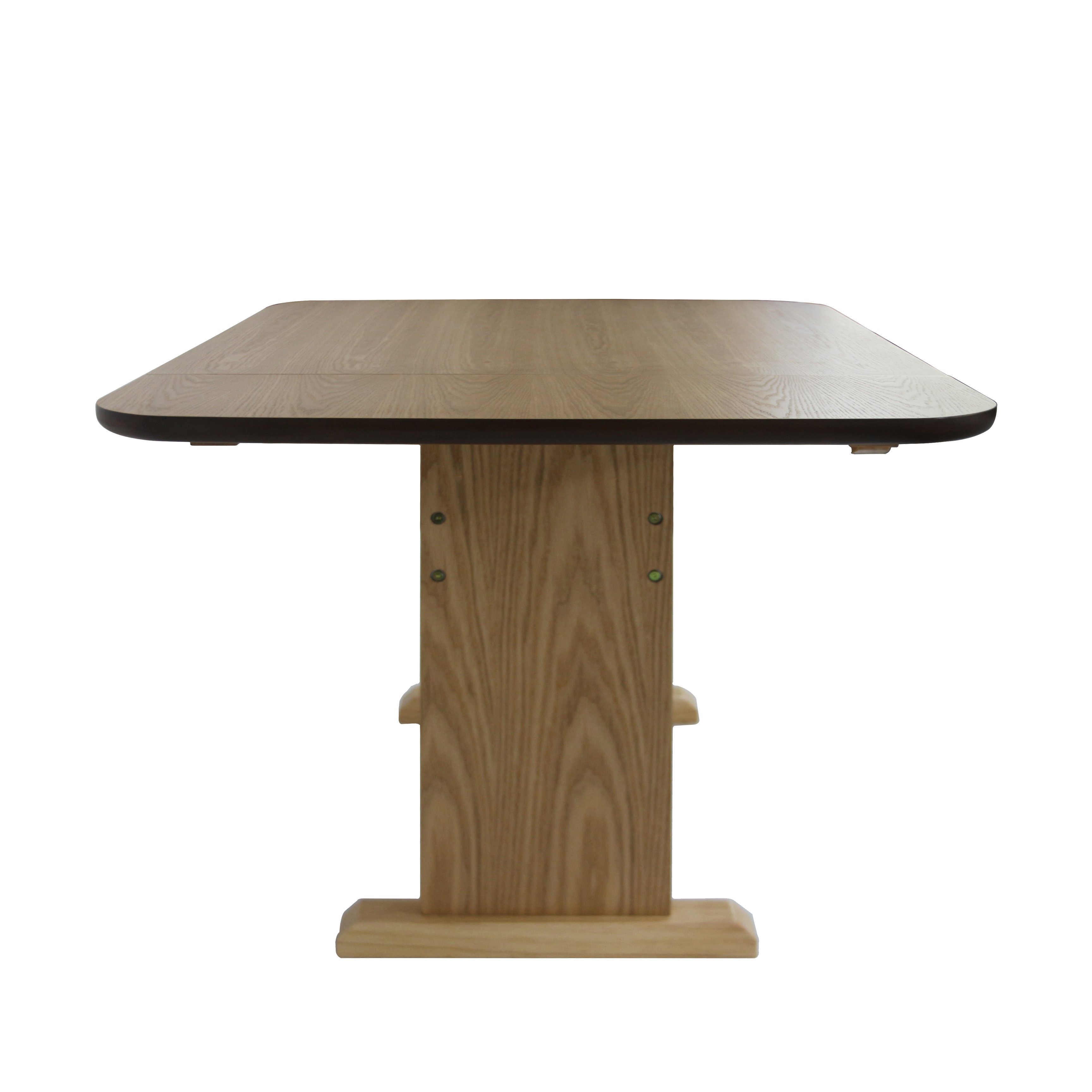 Modern Folding Dining Table with Oak Wood Veneer and Painting for Dining Room nightstand