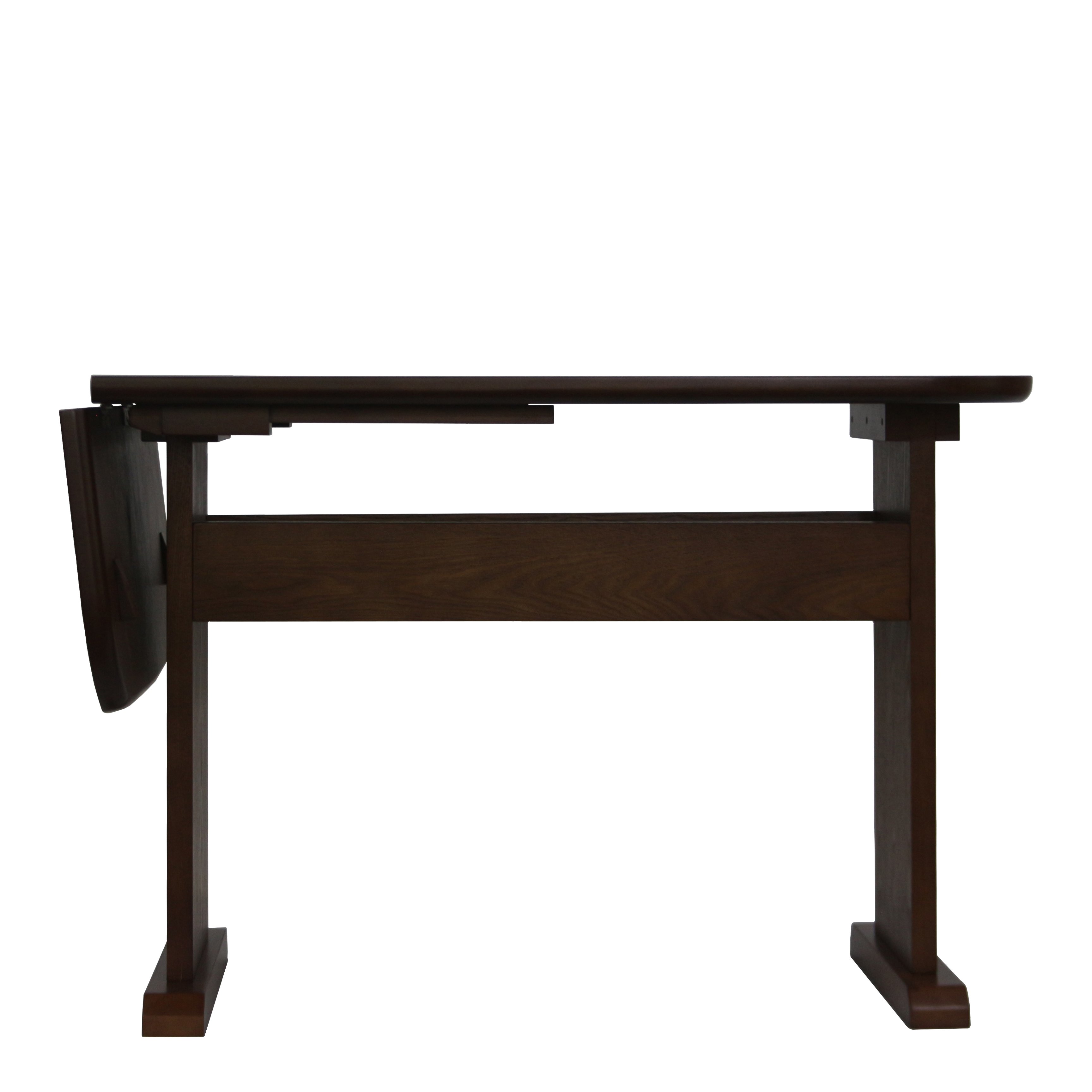 Modern Folding Dining Table with Oak Wood Veneer and Painting for Dining Room nightstand