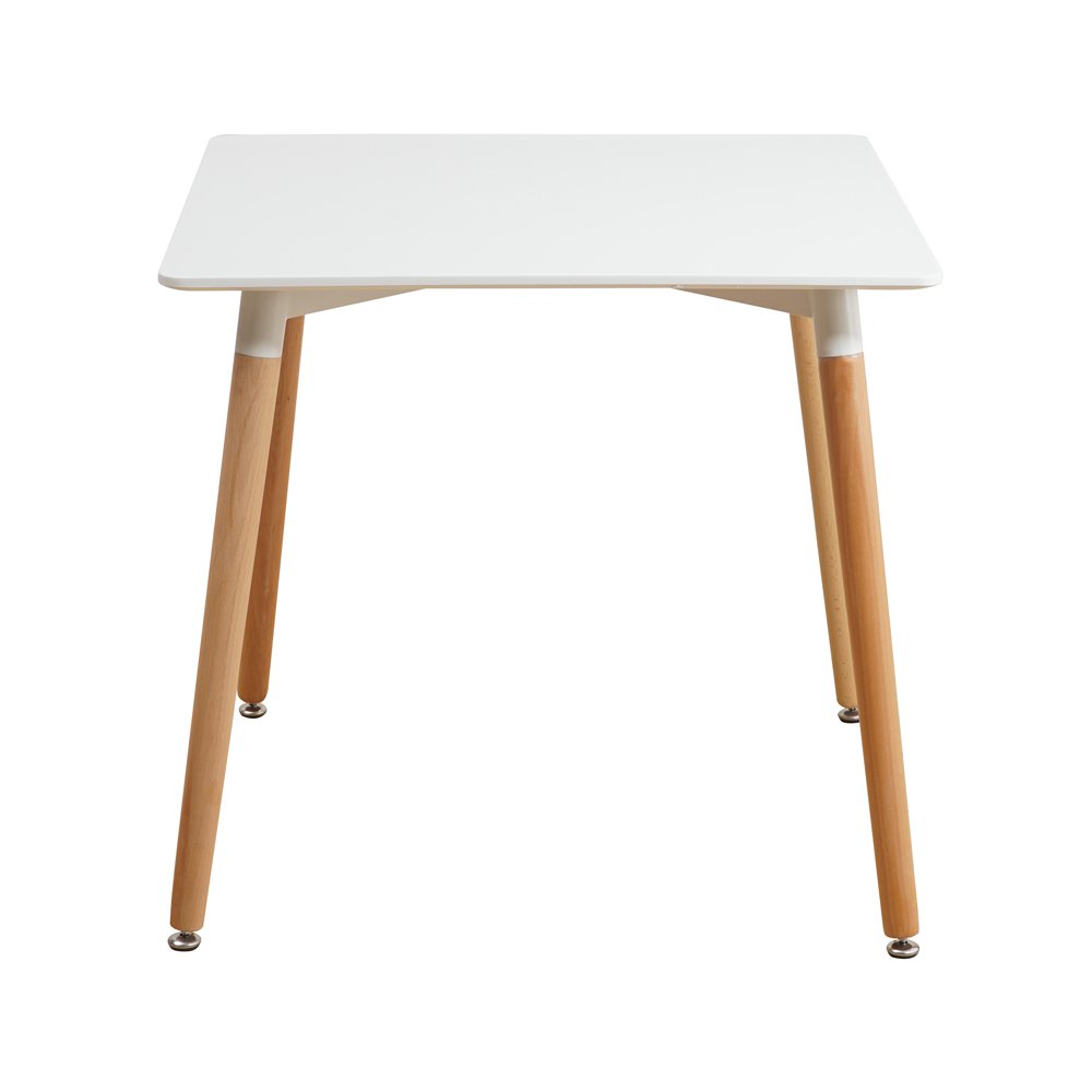 Wholesale Home Furniture Mesa De Comedor 4 Silla 6 Seater White Rectangular Wood Dinning Table Modern Mdf Dining Room Table Set
