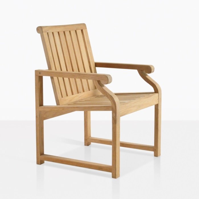 Teak Dining Set Round Dining Table Set 8 Chair - Hortense Dining Set
