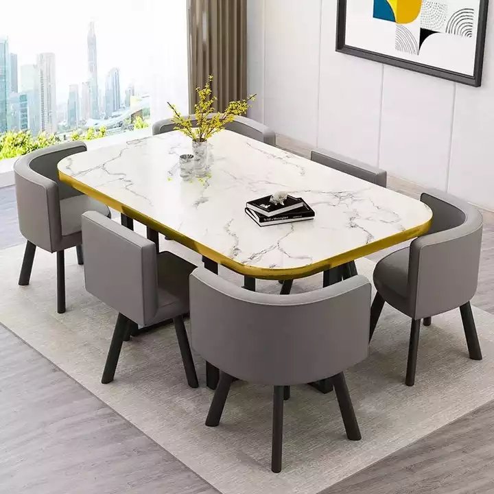 2024 YOUTAI Cheap Modern Simplicity Leisure Negotiating Meeting Cafe Long Wood Dining Table And Chairs