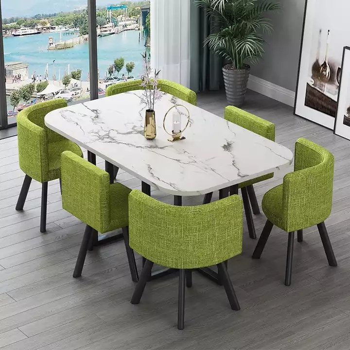 2024 YOUTAI Cheap Modern Simplicity Leisure Negotiating Meeting Cafe Long Wood Dining Table And Chairs