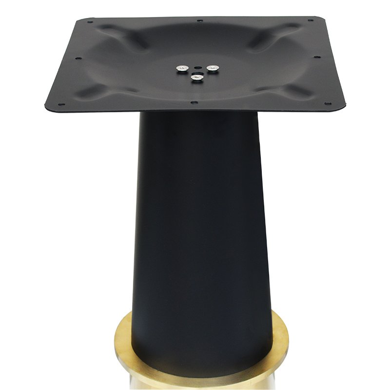 Base Black Marble Top Restaurant Bistro Dining Table Furniture Home Furniture Gold Popular Design Brass Stainless Steel Metal