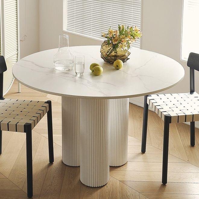 Free Sample Luxury Cheap Price Accent Rectangular Concrete Home Furniture Restaurant Kitchen Marble Top Dining Table