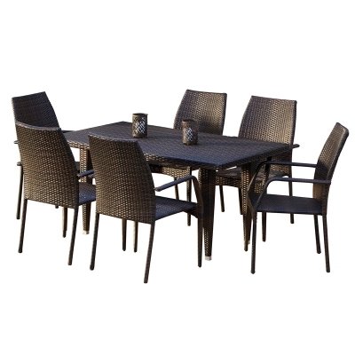 Tourist Holiday Zone/traveling Vacation Area/shop/supermarket Dining Table/chair Garden Sets Outdoor Furniture Rattan / Wicker