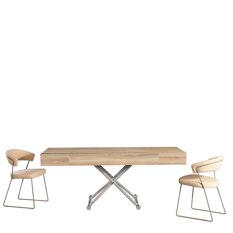Hot Selling Modern Design Adjustable Dining Table Wood Set Multi-Purpose Living Room and Kitchen Furniture Direct from Factory