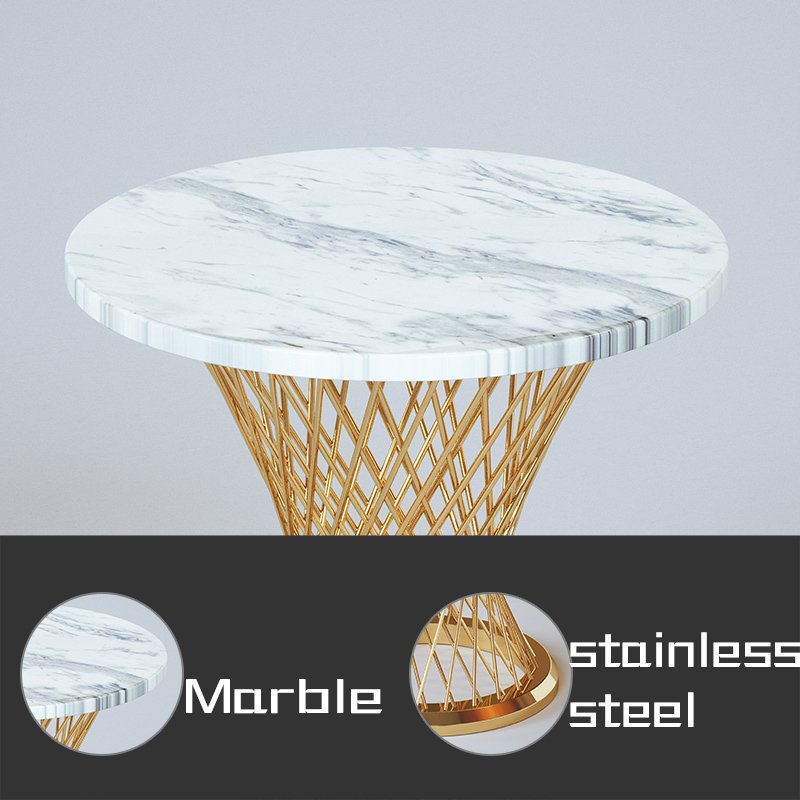 design marble dining table set Artistically designed exalted table