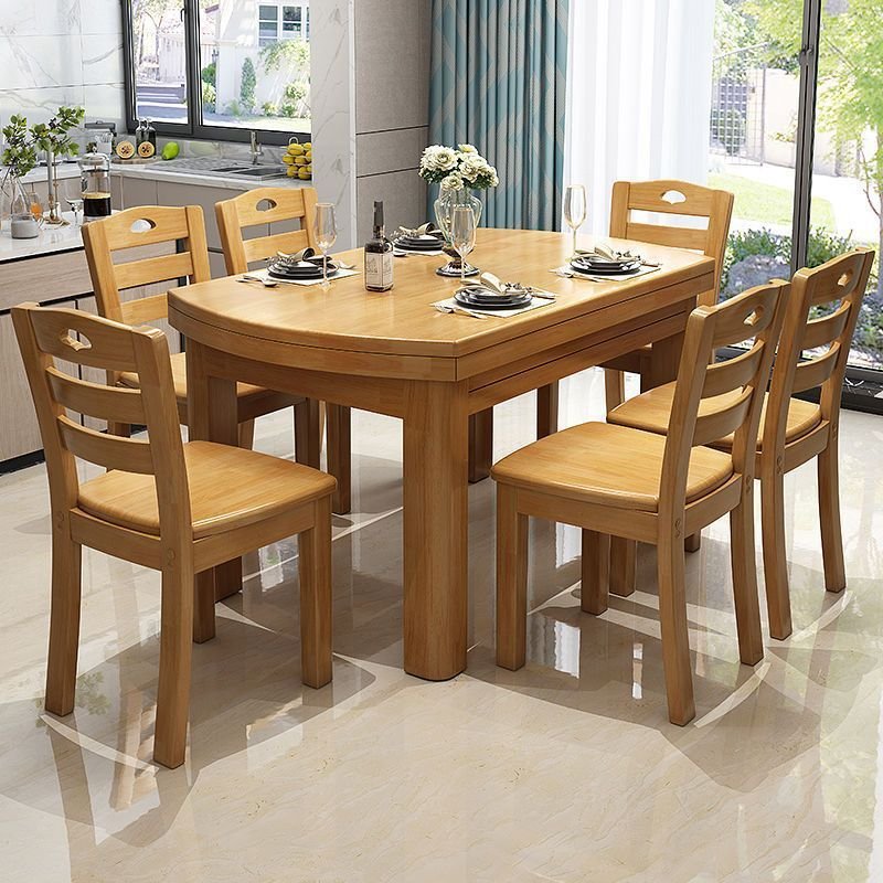 ZY03 Modern Furniture Extendable Wooden Table and Chairs Restaurant Chairs Dining Tables