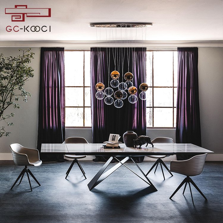 nordic dining room tables 8 seaters rectangle marble big dining table set