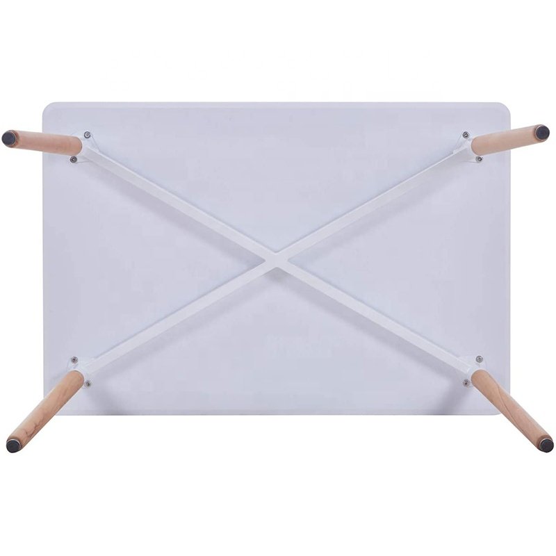 Custom Modern Design Square Rectangular Hold Side Table Cheap Wooden Dining Table Mdf Set White Coffee Table