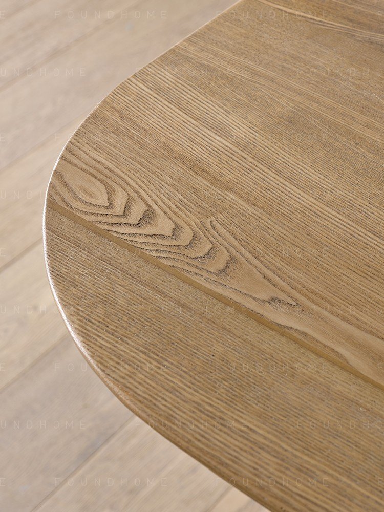 Nordic modern high-end fashion log restaurant solid wood large table custom furniture