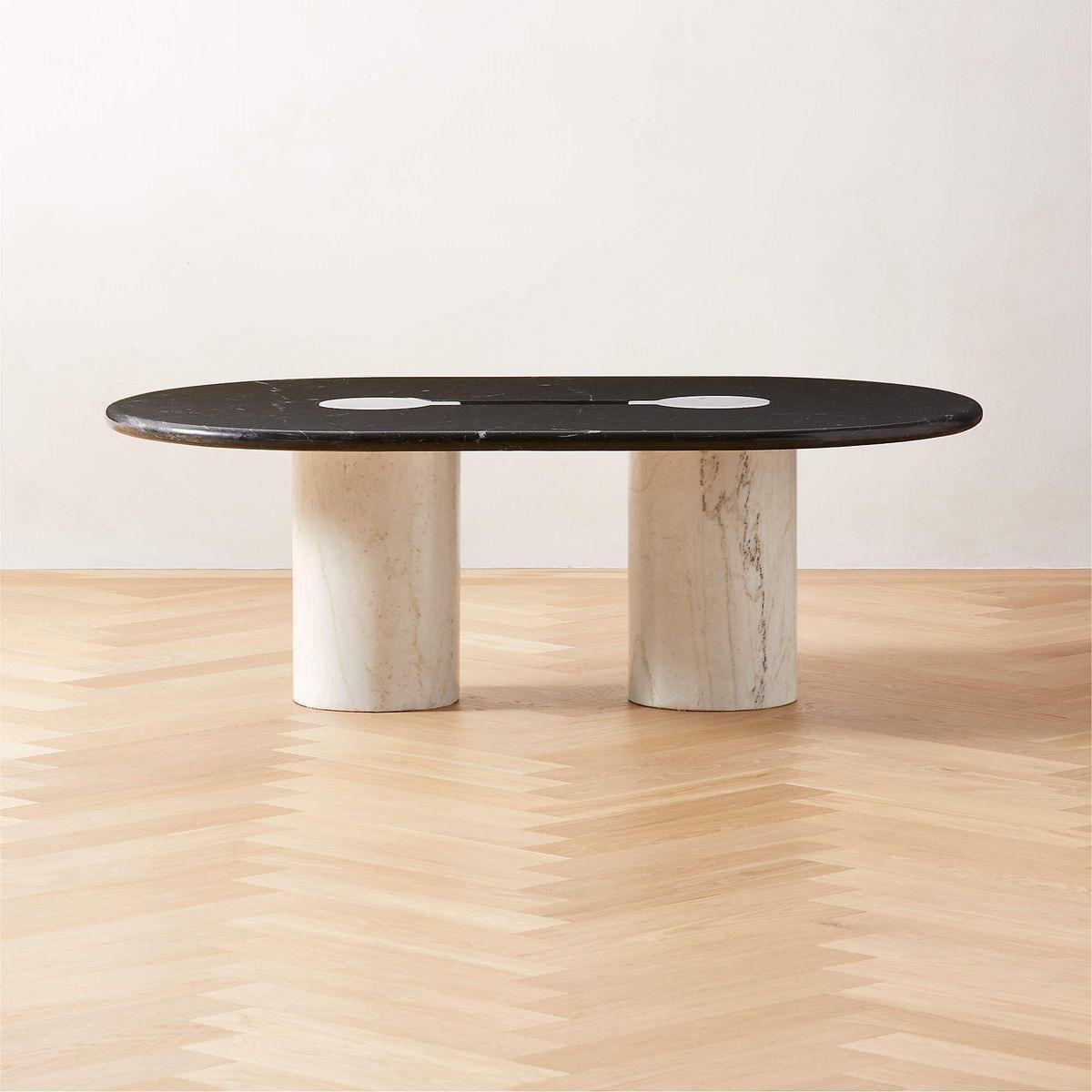 2024 New Fashion Luxury Accent Cheap Price Home Rectangular Concrete Furniture Dining Kitchen Restaurant Marble Top Table