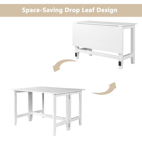 New design livingroom home furniture dining table 90cm with favorable price white wood pedestal dining table