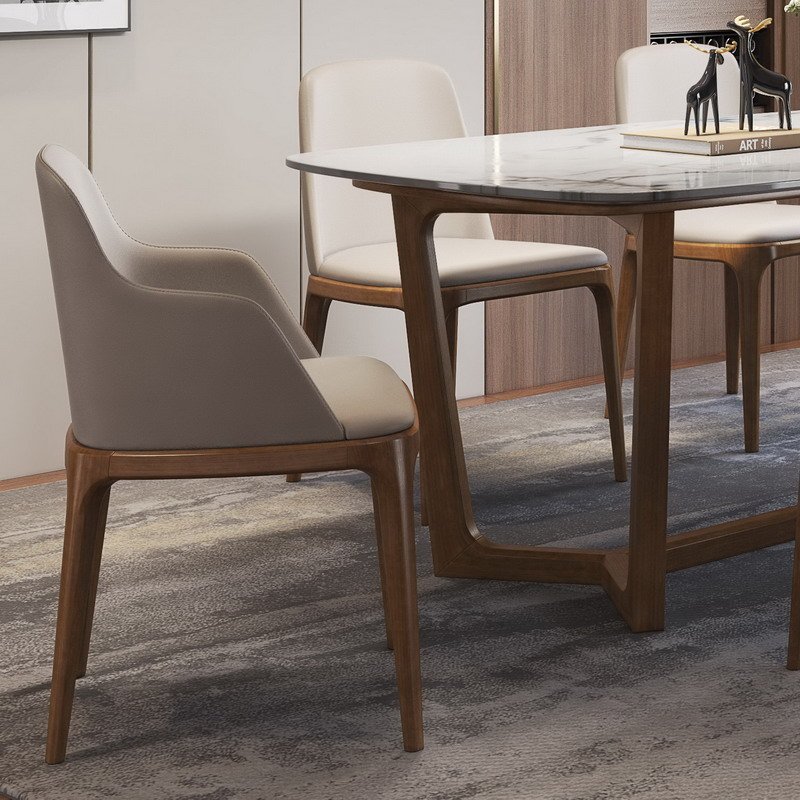 Wholesale marble modern luxury dining table set modern dining room sets solid wood dining table set