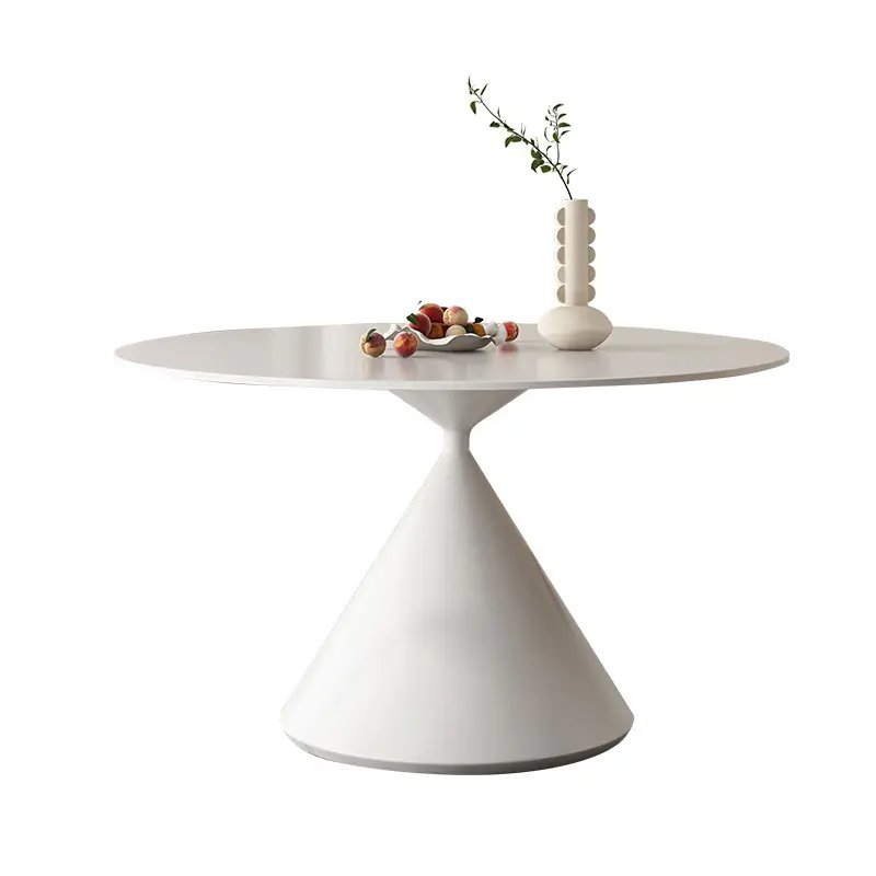 ATUNUS Modern Living Room Tulip Dining Table Set for Restaurant Apartment Coffee Shop Hotel Living Room