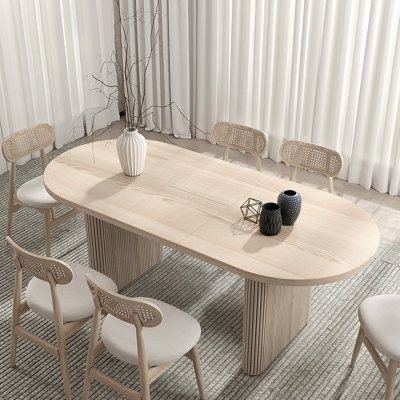 Wholesale price Simplicity Solid wood Home Furniture Dinner square Indoor Restaurant Wooden Kitchen Dining Tables