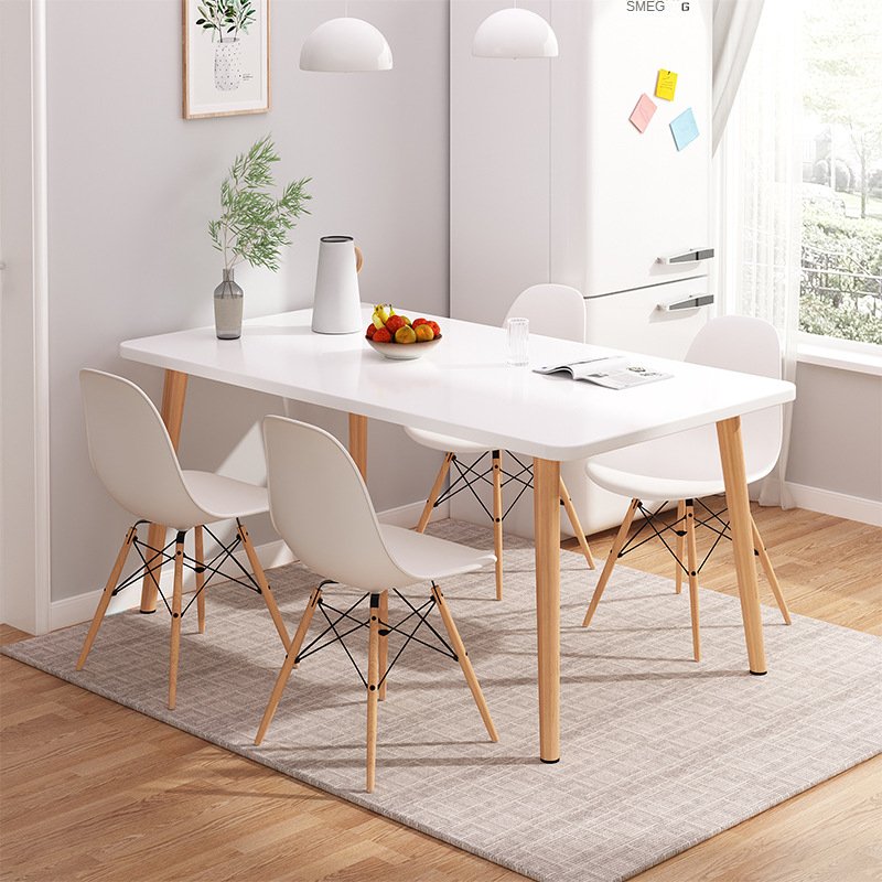 Dining table and chair set home simple modern rectangular table round table cheap Dining room furniture