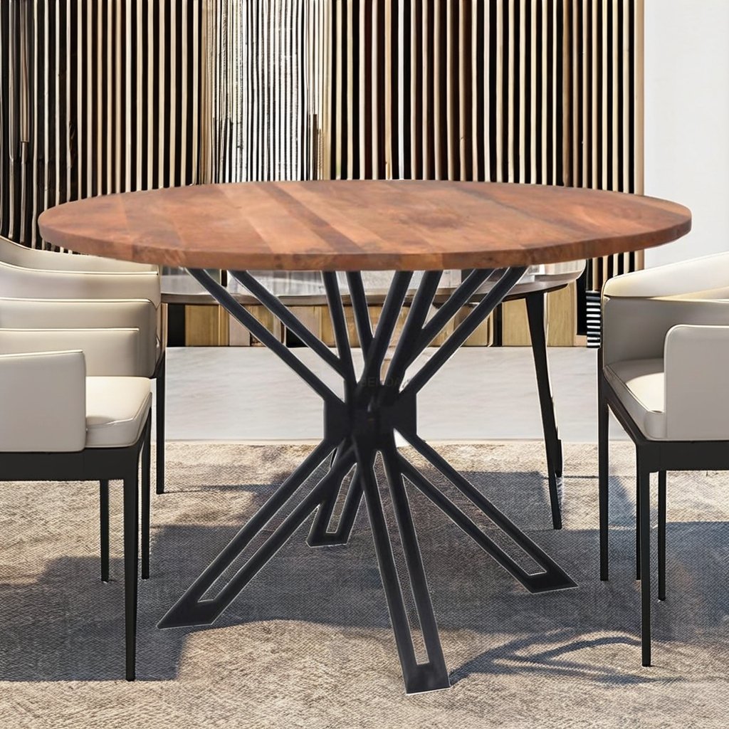 New Best 2024 Wood Lift Tables with Metal Crafts Legs Dining Room Living Room Restaurant Furniture for Outdoor Mall Use