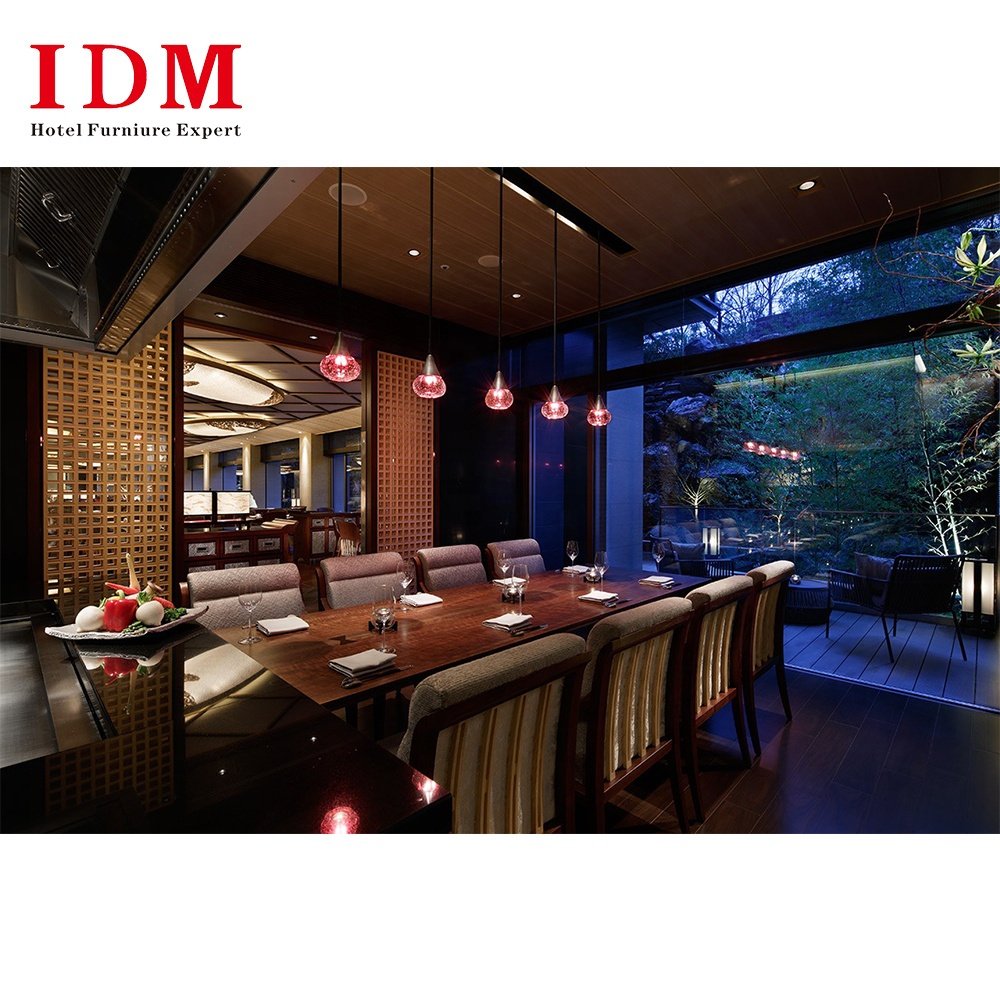 Custom Commercial Hot Chinese India Mexican Japanese Turkish Modern Decoration Dining Table Hotel Restaurant Furniture