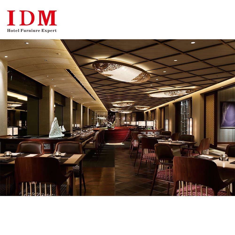 Custom Commercial Hot Chinese India Mexican Japanese Turkish Modern Decoration Dining Table Hotel Restaurant Furniture