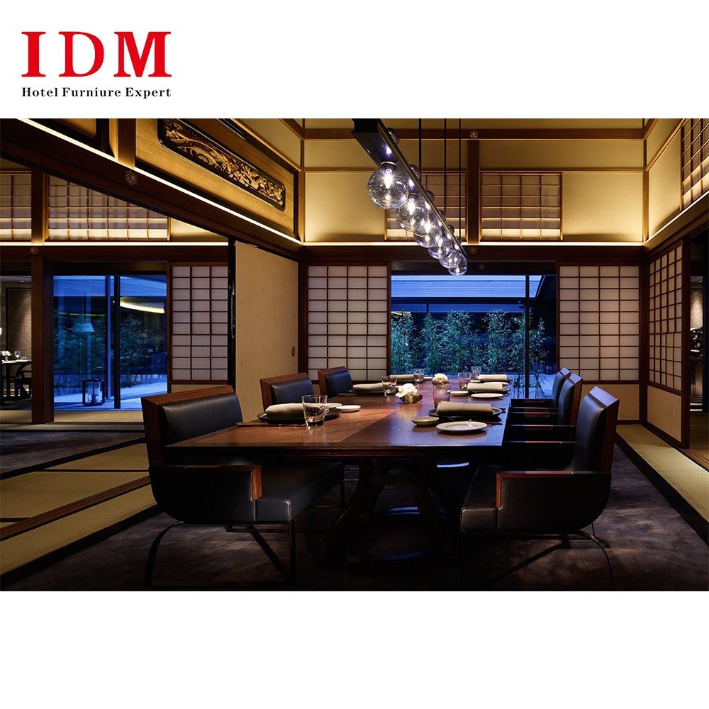 Custom Commercial Hot Chinese India Mexican Japanese Turkish Modern Decoration Dining Table Hotel Restaurant Furniture