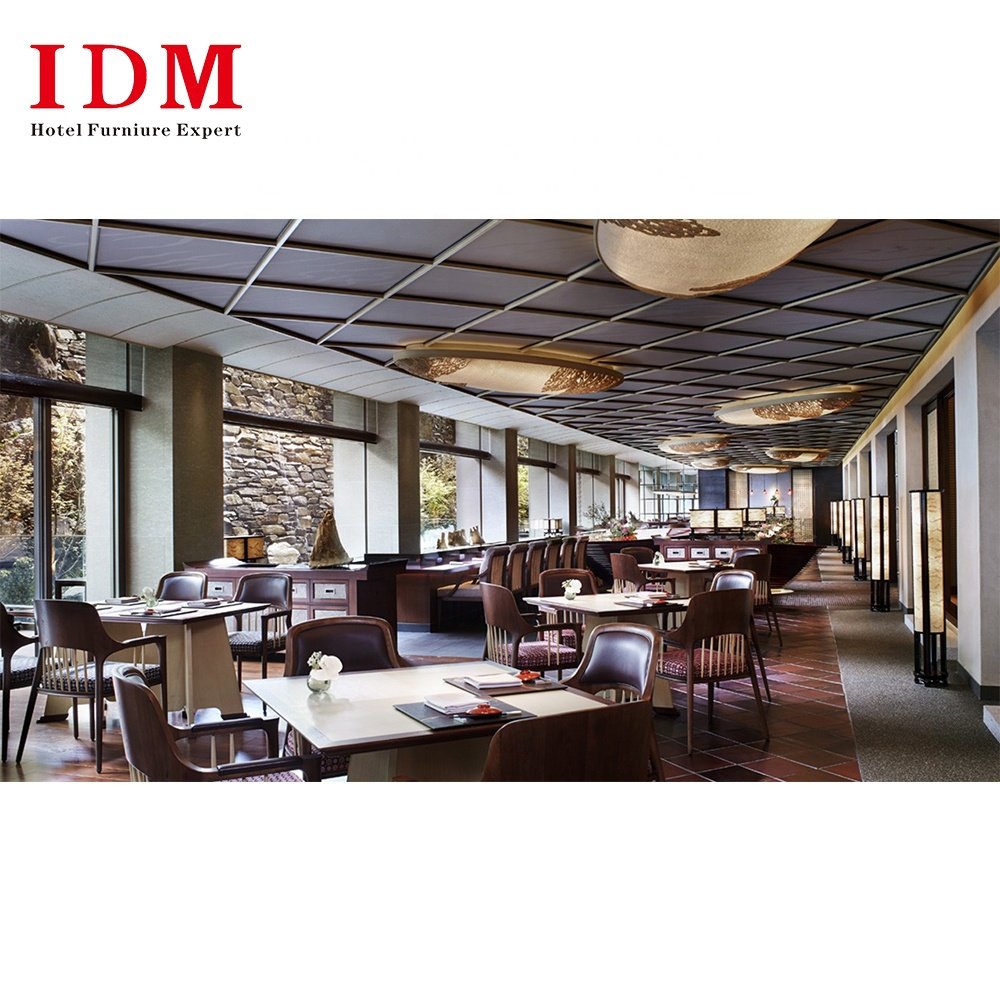 Custom Commercial Hot Chinese India Mexican Japanese Turkish Modern Decoration Dining Table Hotel Restaurant Furniture