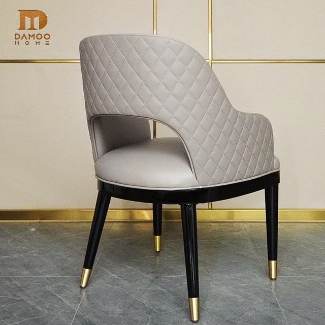Light luxury dining chairs Italian rectangular modern family dining table chairs dining