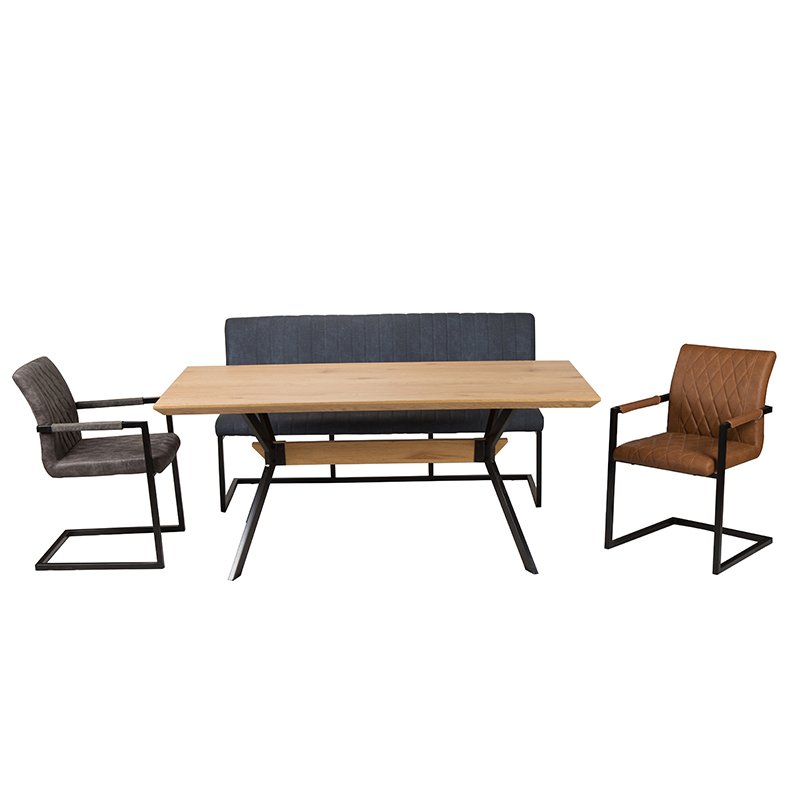 Turkish furniture restaurant space saving dining room table and chairs set