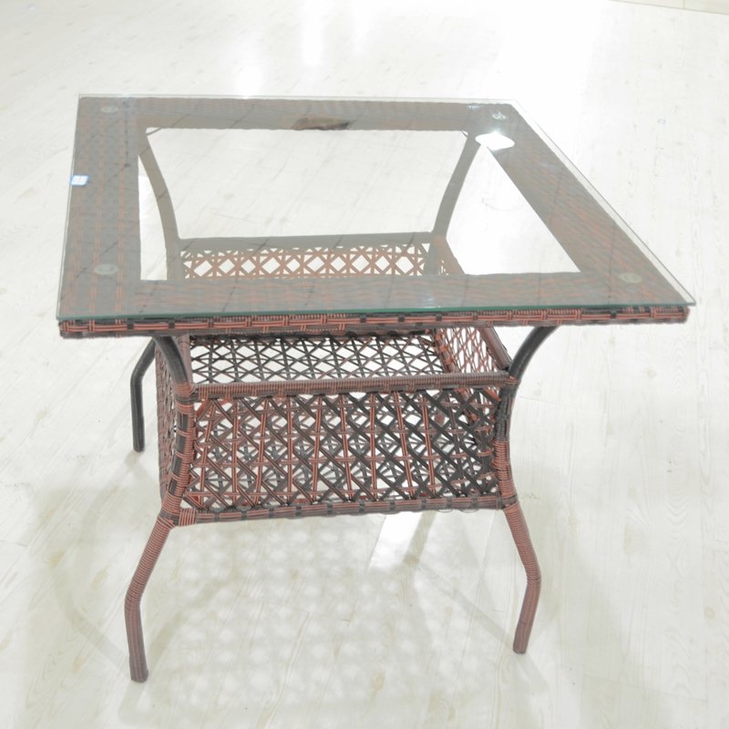 Dinner Table Set Patio Furniture Wicker Dining Tables and Chairs Modern Customized for Sale Cheapest Price Outdoor Waterproof