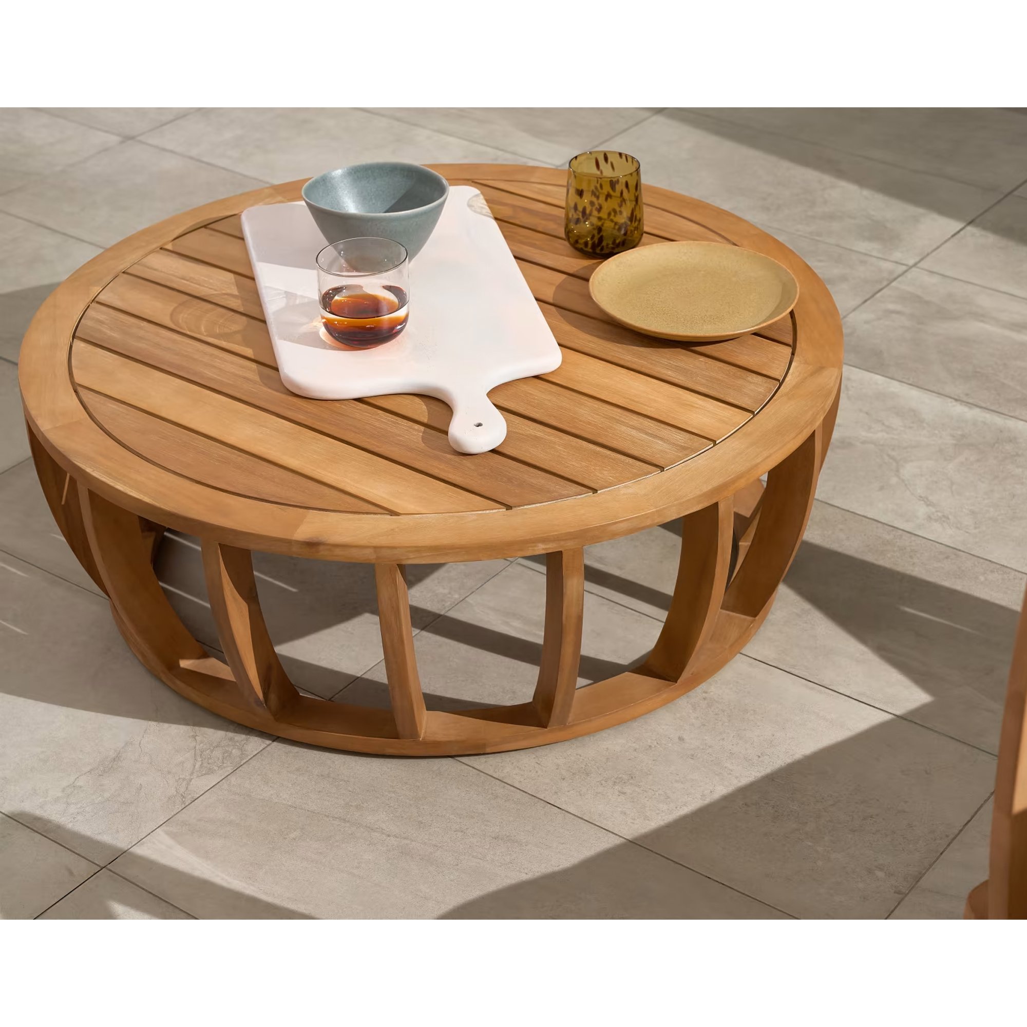 Modern Design Sofa Set Teak Wood Garden Sofa Outdoor Furniture - Keysa