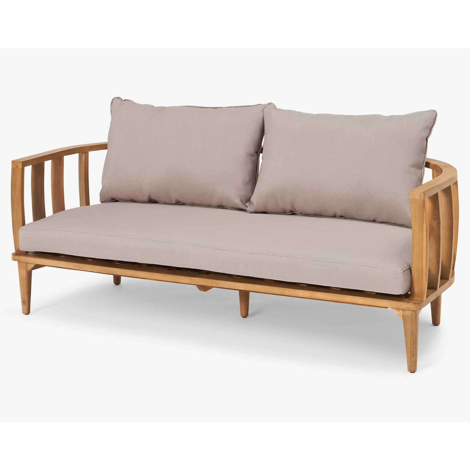 Modern Design Sofa Set Teak Wood Garden Sofa Outdoor Furniture - Keysa