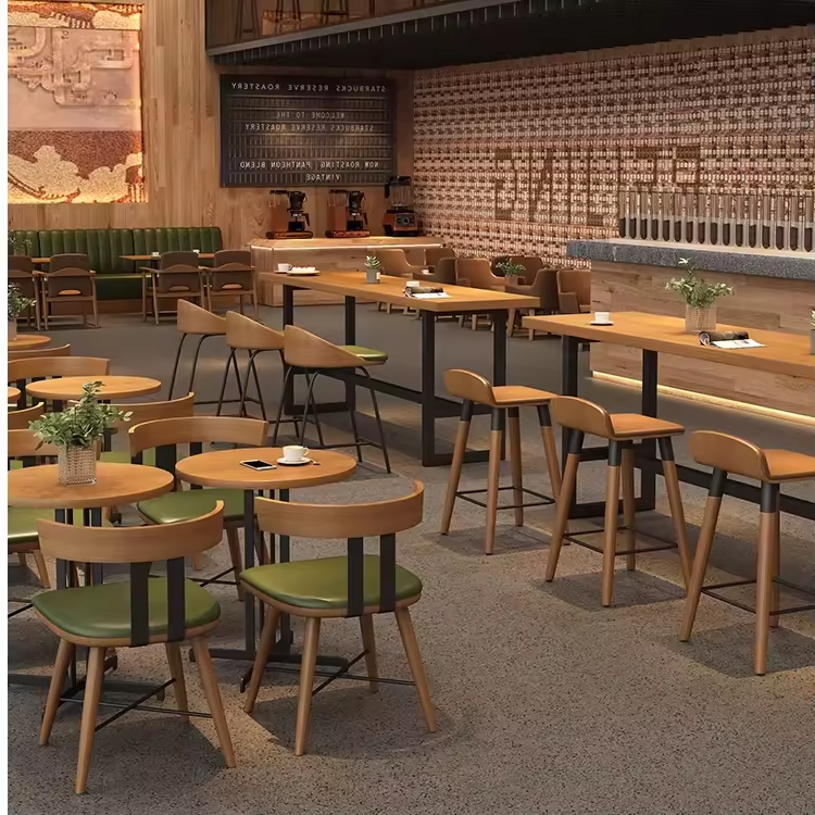restaurant furniture chair coffee table dining table High quality restaurant sofa popular restaurant furniture