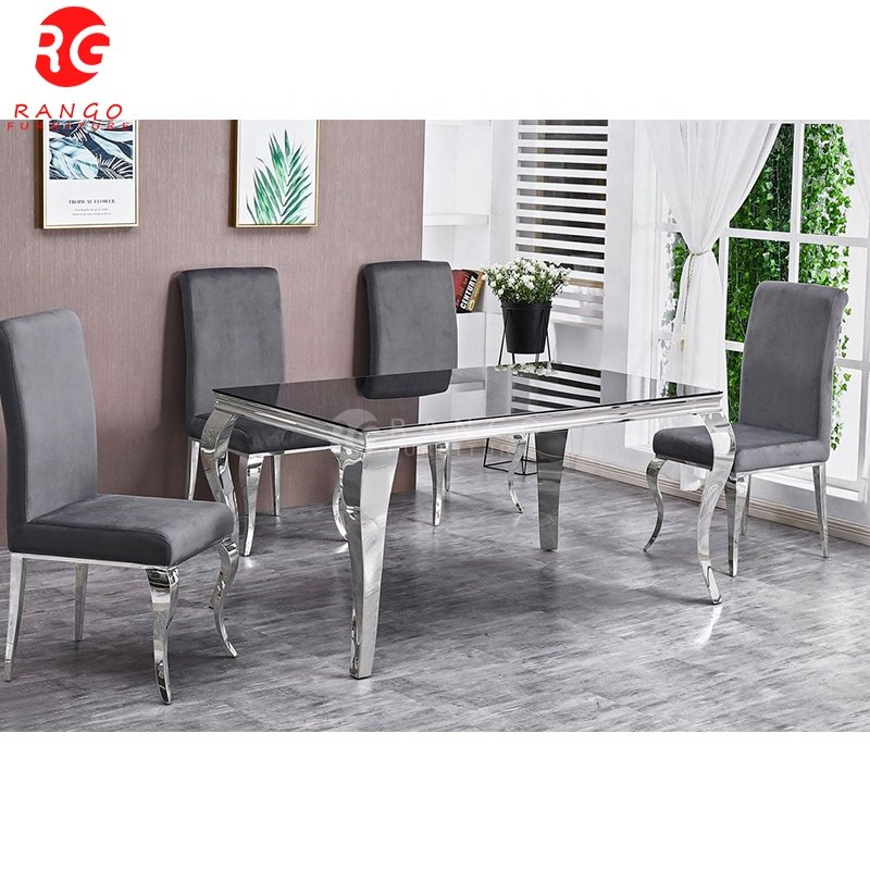 Gold 10 seater marble dining table dinette sets dining table and 10 chairs