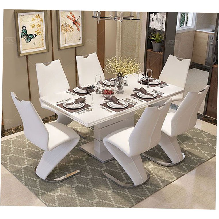Dining Set For 6 Persons Quality Room Sets Hotel Outdoor Royal Luxury 8Chairs Patio 4 To Seater Designer Stylish Table